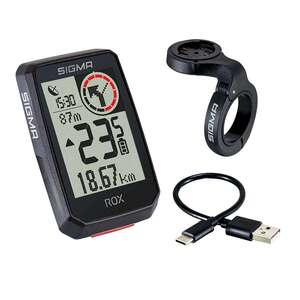 Sigma Sport ROX 2.0 Top Mount GPS Fietscomputer Zwart