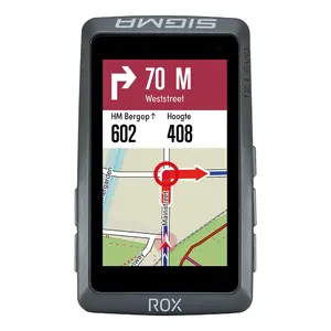 Sigma Sport ROX 12.1 EVO GPS Fietscomputer Bundel Grijs