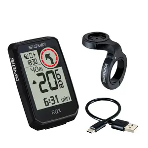 Sigma Sport ROX 2.0 Endurance GPS Fietscomputer Zwart