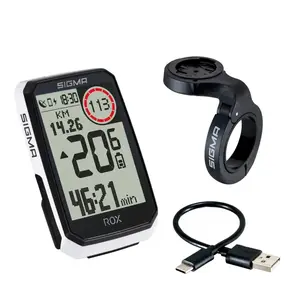 Sigma Sport ROX 4.0 Endurance Top Mount GPS Fietscomputer Wit