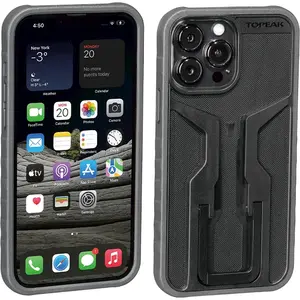 Topeak - Custodia Ridecase Per Iphone 13 Mini Nera/grigia Con Supporto Incluso