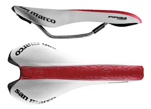 San Marco Ponza Racing Power Red Zadel Wit/Rood