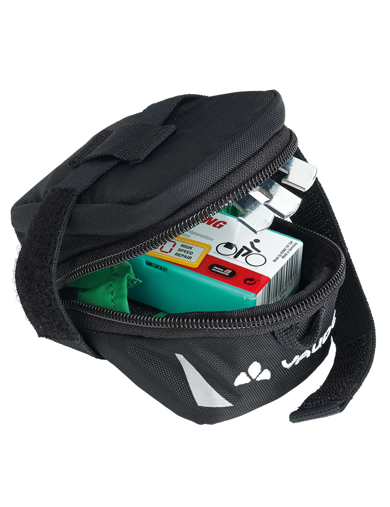 VAUDE Tube Bag S Zadeltas Zwart