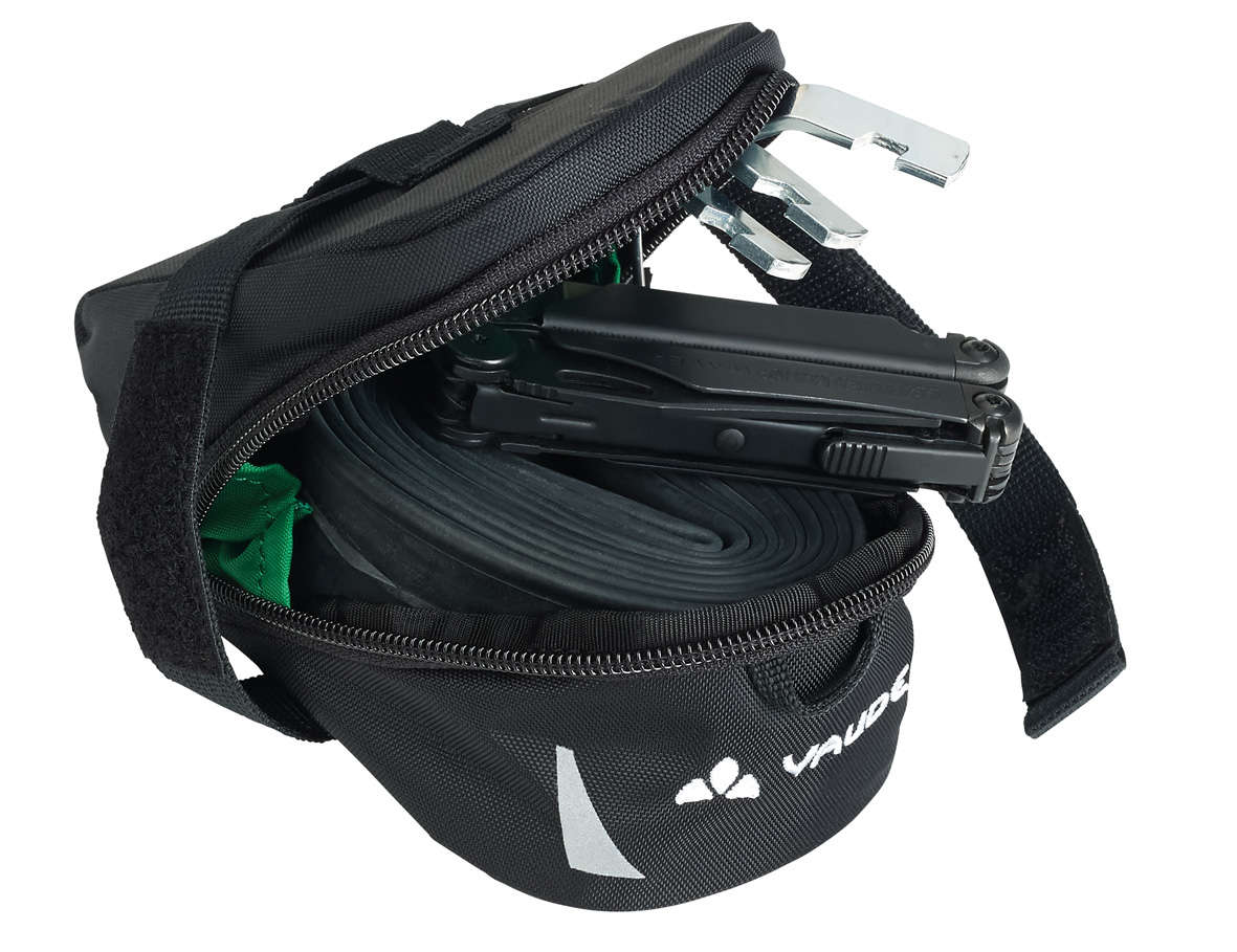 VAUDE Tube Bag M Zadeltas Zwart