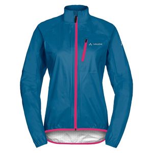 VAUDE Drop III Regenjack Blauw/Oranje/Roze Dames