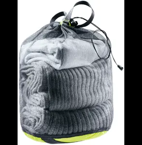 Deuter Mesh Sack 3 Zwart/Groen