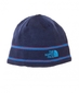 The North Face Logo Beanie Deep Water Blue