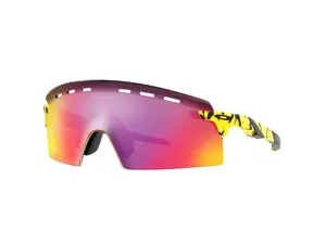 Oakley Encoder Strike Vented TdF Fietsbril Prizm Road Lens Geel/Zwart