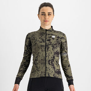 Sportful Escape Supergiara Thermal Fietsshirt Lange Mouwen Groen/Zwart Dames