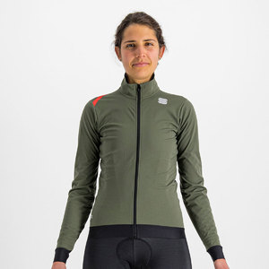 Sportful Fiandre Medium Fietsjack Zwart/Donkergroen Dames