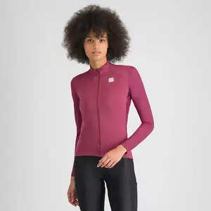 Sportful SRK Thermal Fietsshirt Lange Mouwen Paars Dames