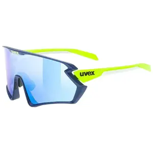 Uvex Sportstyle 231 2.0 Sport Zonnebril Blauw/Geel met Mirror Blue Lens