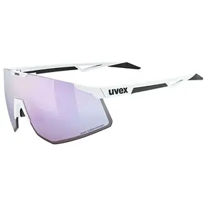 Uvex Pace Perform CV Sport Zonnebril Mat Wit met Mirror Pink Lens