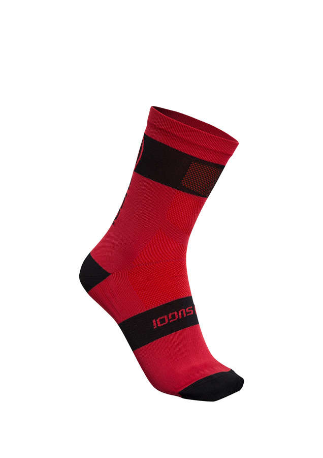 Sugoi RS Crew Fietssokken Rood/Zwart Unisex