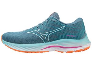 Mizuno Wave Rider 26 Hardloopschoenen Blauw/Paars/Wit Dames