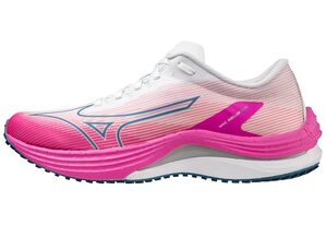 Mizuno Wave Rebellion Flash Hardloopschoenen Paars/Wit/Zilver Dames