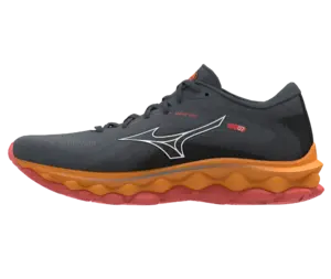 Mizuno Wave Sky 7 Hardloopschoenen Donkergrijs/Oranje/Rood Dames