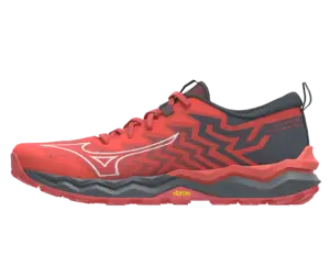 Mizuno Wave Daichi 8 Trail Hardloopschoenen Rood/Zwart Dames