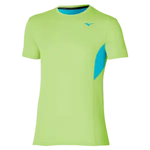 Mizuno DryAeroFlow Hardloopshirt Korte Mouwen Groen Heren