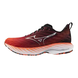 Mizuno Wave Rider Hardloopschoenen Rood/Zilver/Zwart Heren