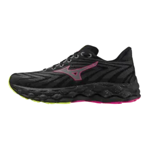 Mizuno Wave Sky 8 Hardloopschoenen Zwart/Zilver/Roze Heren