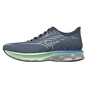 Mizuno Wave Skyrise 6 Hardloopschoenen Blauw/Wit/Mintgroen Heren