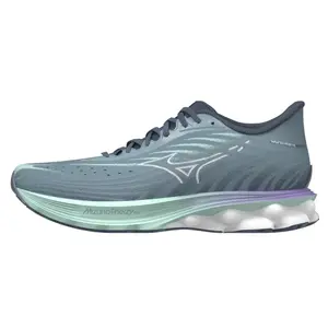 Mizuno Wave Skyrise 6 WOS Hardloopschoenen Groen/Wit/Paars Dames