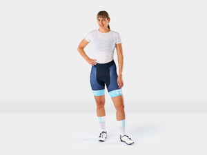 Santini Trek-Segafredo 2022 Replica Fietsbroek Zonder Bretels Kort Donkerblauw