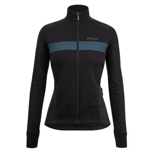 Santini Coral Bengal Fietsjack Zwart/Grijs Dames