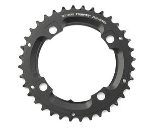 SRAM X0/X9 Kettingblad Buiten 10-speed 104 mm Zonder Pin 36T Zwart