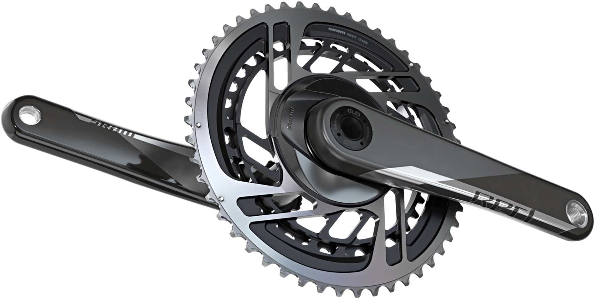 SRAM Red D1 DUB Carbon Crankset 12 Speed 33/46T Zwart