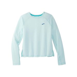 Brooks Sprint Free Hardloopshirt Lange Mouwen Lichtblauw Dames