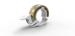 Knog Oi Classic Small Fietsbel Goud/Wit