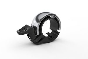 Knog Oi Classic Small Fietsbel Zilver Polished/Zwart