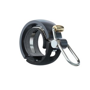 Knog Oi Luxe Small Fietsbel Zwart/Grijs