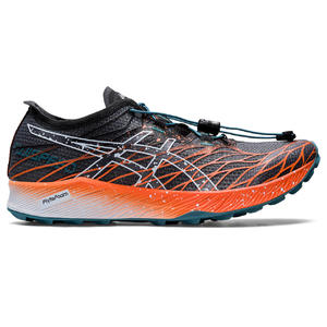 ASICS Fujispeed Trail Hardloopschoenen Zwart/Oranje Dames