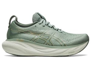 ASICS Gel-Nimbus 25 Hardloopschoenen Lichtgroen/Wit Dames