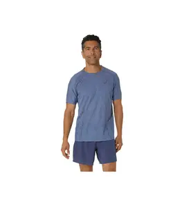 ASICS Metarun Hardloopshirt Korte Mouwen Blauw/Blauw Heren