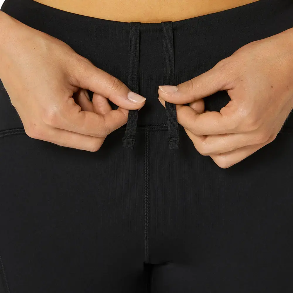ASICS Road High Waist Hardloopbroek Lang Zwart Dames