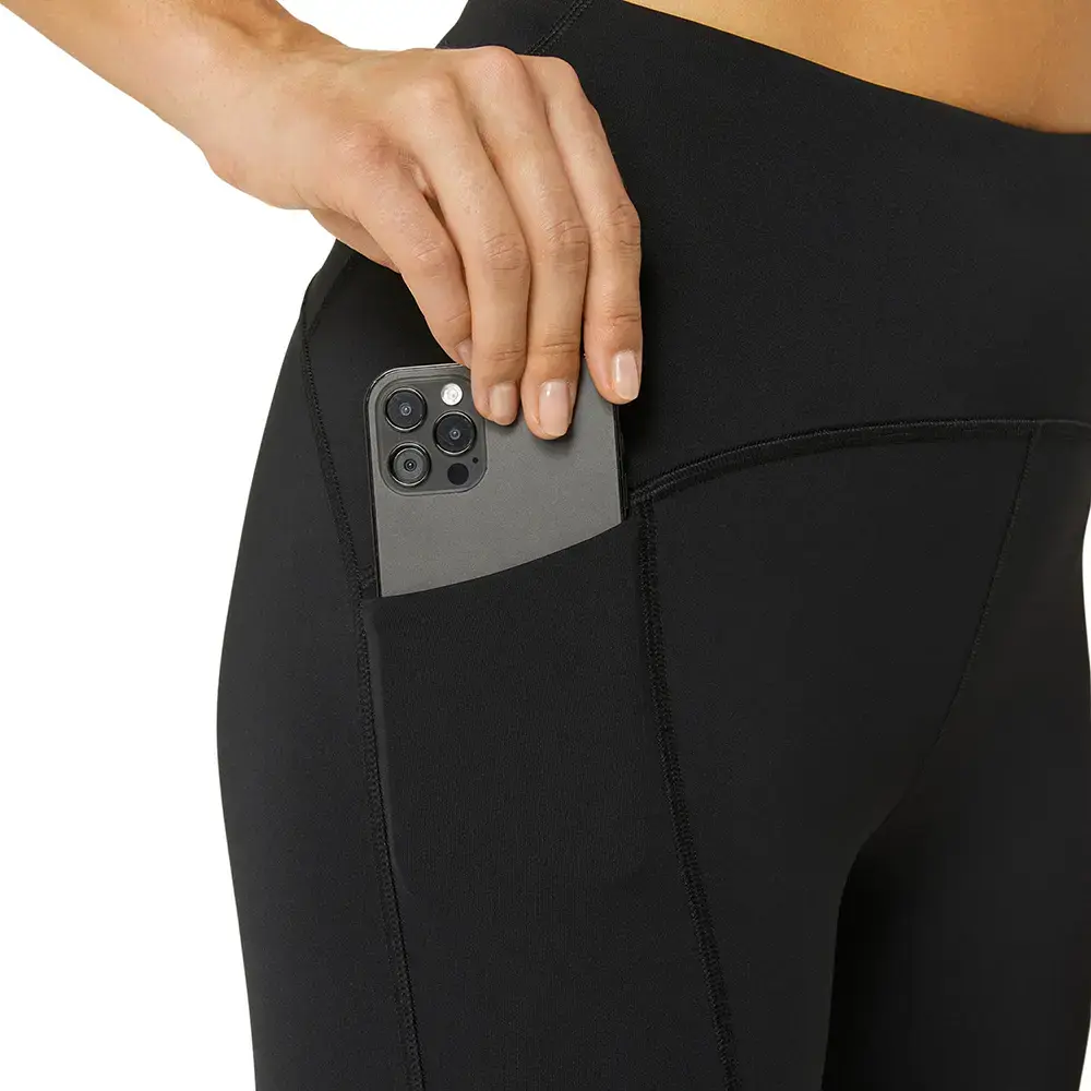 ASICS Road High Waist Hardloopbroek Lang Zwart Dames