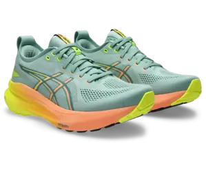 ASICS Gel-Kayano 31 Paris Hardloopschoenen Groen/Geel/Oranje Heren