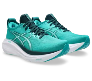 ASICS Gel-Nimbus 27 Hardloopschoenen Groen/Blauw Heren