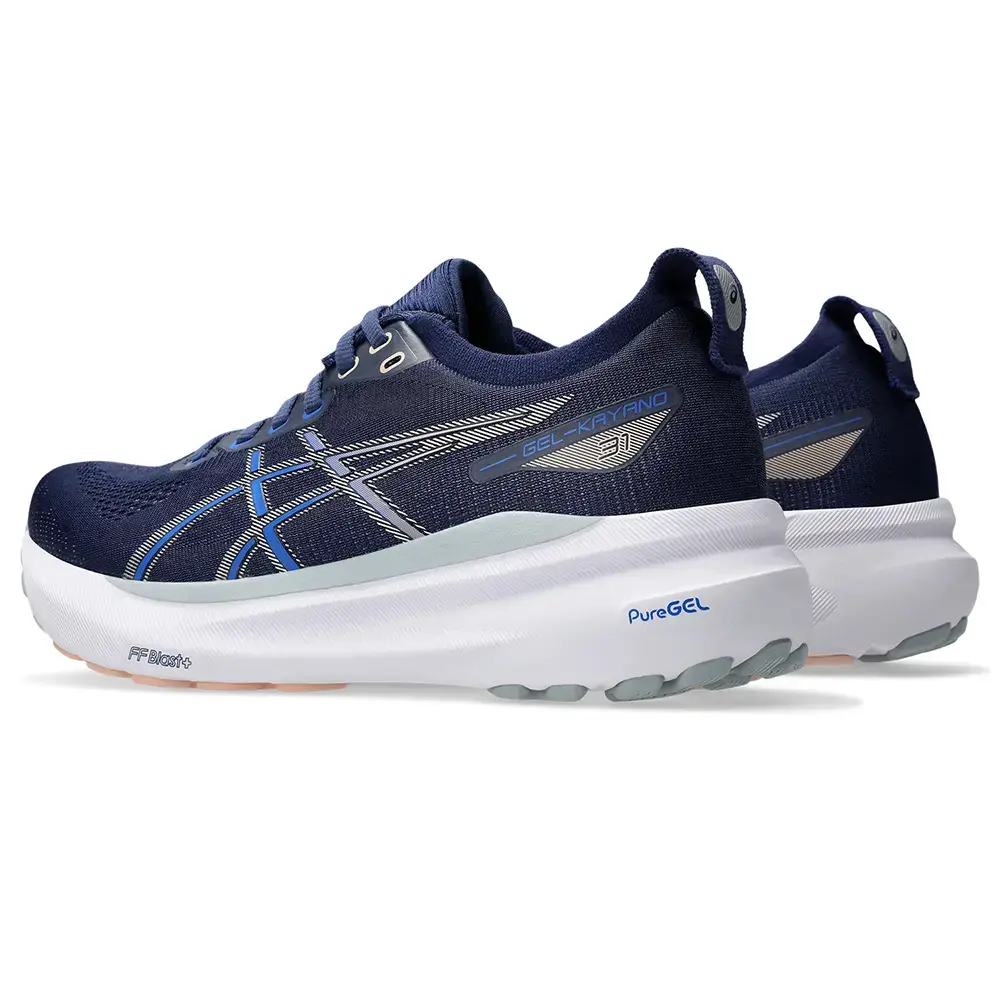 ASICS Gel-Kayano 31 Hardloopschoenen Donkerblauw/Zilver Dames