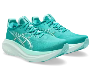 ASICS Gel-Nimbus 27 Hardloopschoenen Groen/Wit Dames