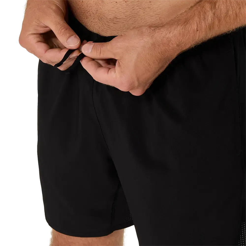 ASICS Core 7IN Hardloopbroek Kort Zwart Heren