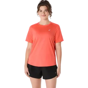 ASICS Core Hardloopshirt Korte Mouwen Roze Dames