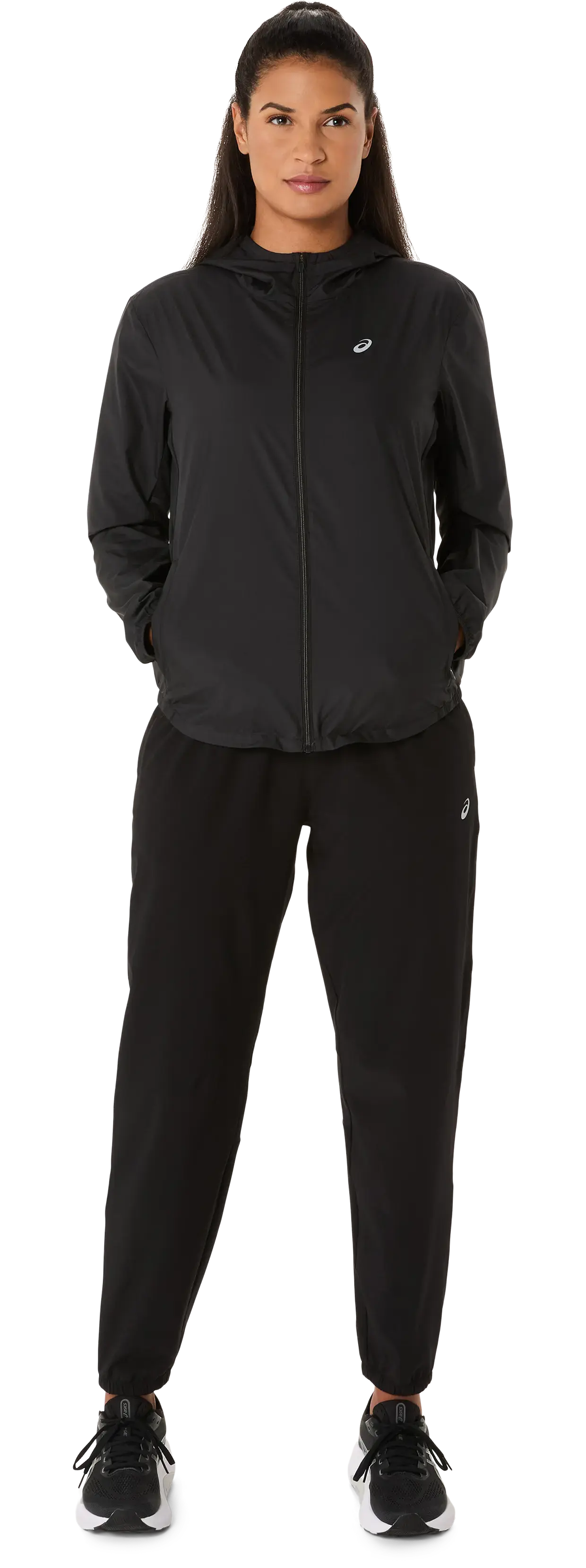 ASICS Core Woven Hardloopbroek Lang Zwart Dames