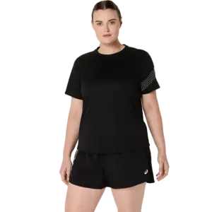 ASICS Icon Hardloopshirt Korte Mouwen Zwart Dames