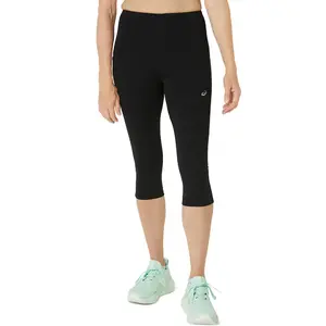 ASICS Road High Waist Driekwart Hardloopbroek Zwart Dames