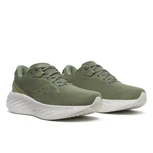 Saucony Triumph 22 Hardloopschoenen Olijfgroen/Wit Heren